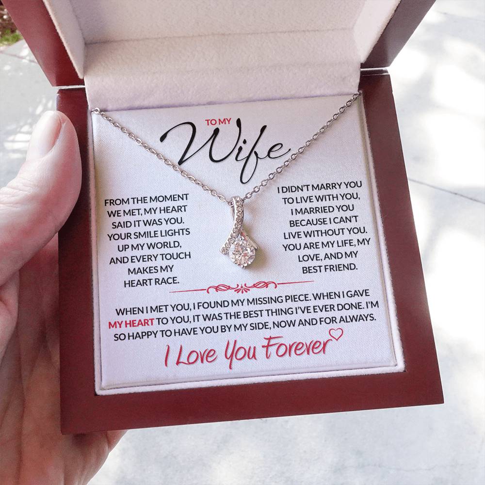 Best Gift for Your Wife: Forever Love Necklace - Remind Her of Your Love