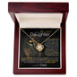 Best Gift for Daughter: Dad's Forever Love Knot Necklace to Encourage Her Heart