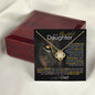 Best Gift for Daughter: Dad's Forever Love Knot Necklace to Encourage Her Heart