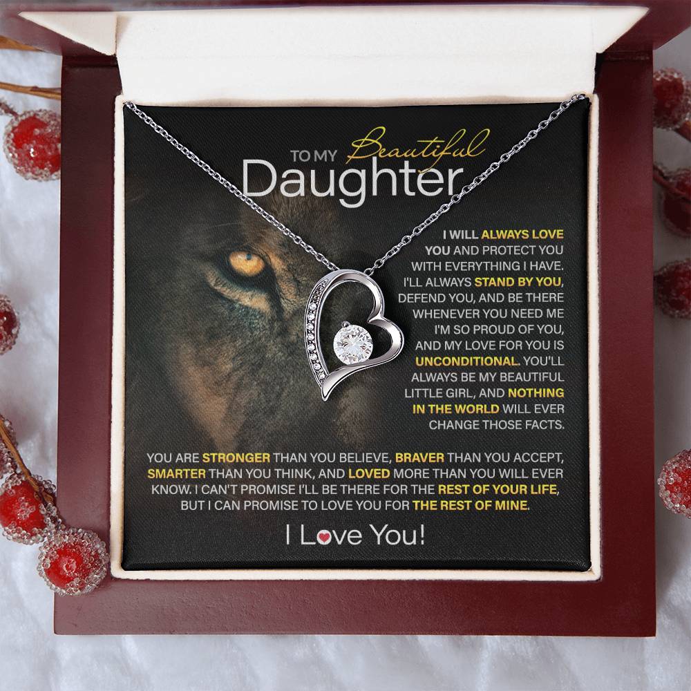 Best Gift for Daughter: Forever Love Heart Necklace to Encourage Your Daughter's Heart