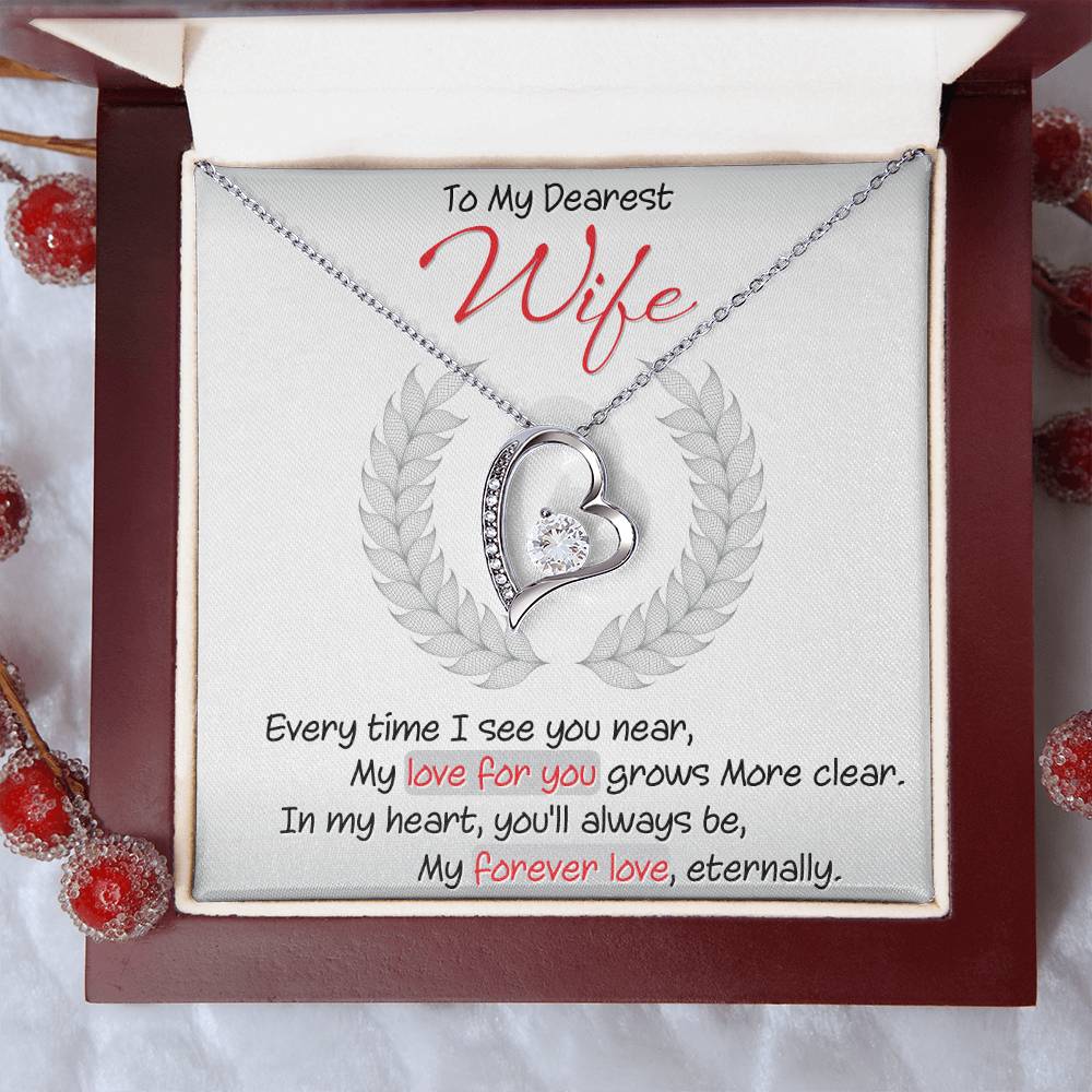 Best Gift for Wife: Meaningful Heart Pedant Necklace to Melt Her Heart [Light]