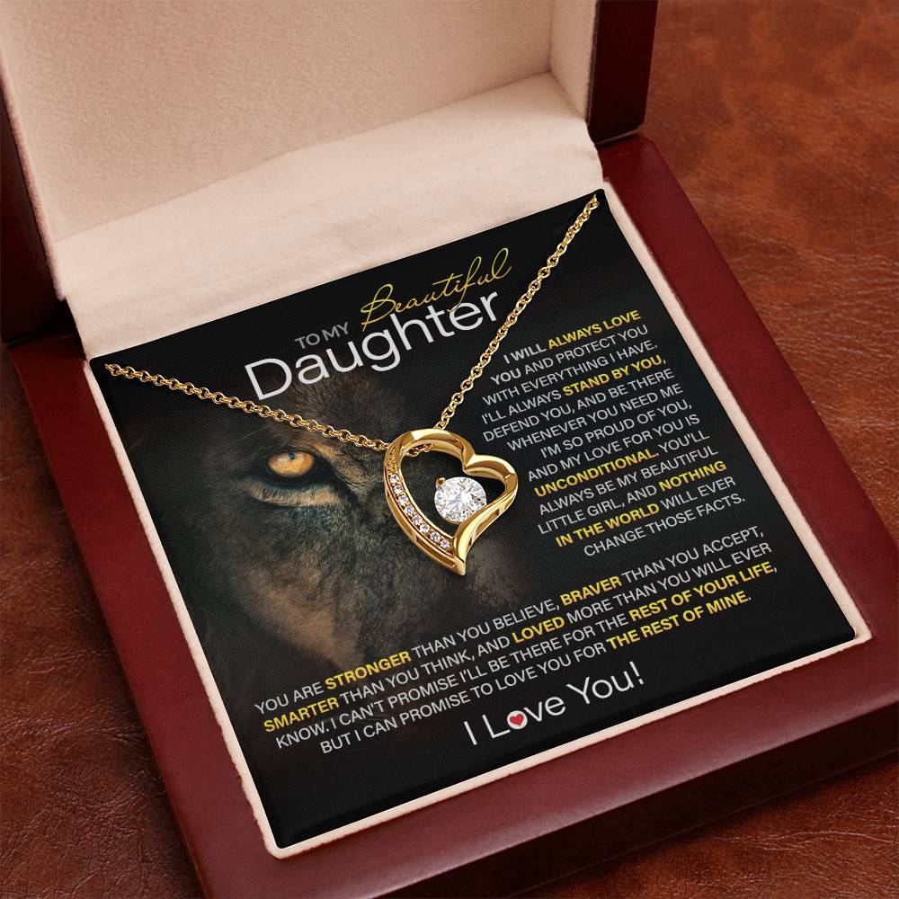 Best Gift for Daughter: Forever Love Heart Necklace to Encourage Your Daughter's Heart