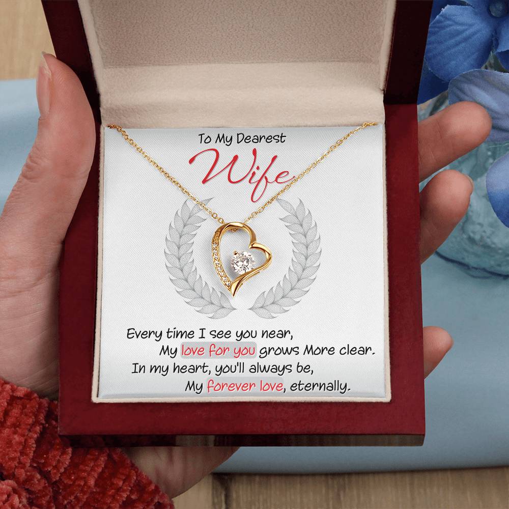 Best Gift for Wife: Meaningful Heart Pedant Necklace to Melt Her Heart [Light]