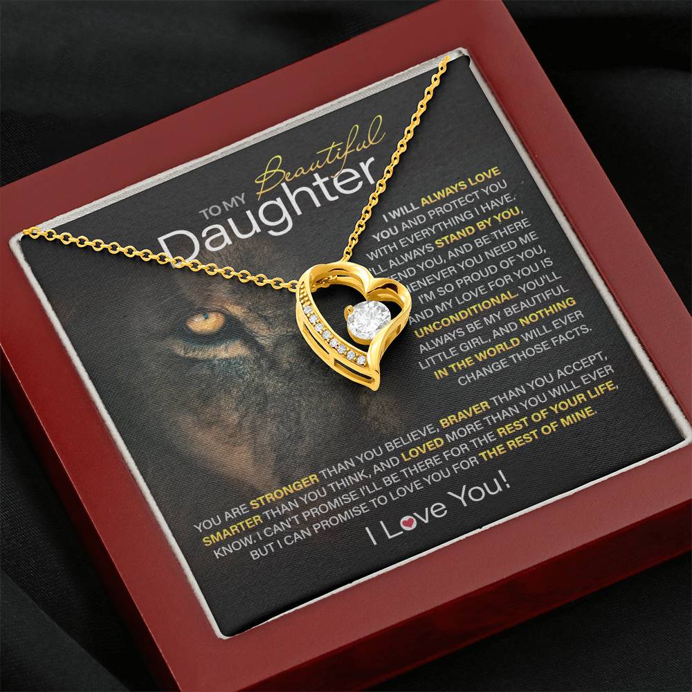 Best Gift for Daughter: Forever Love Heart Necklace to Encourage Your Daughter's Heart