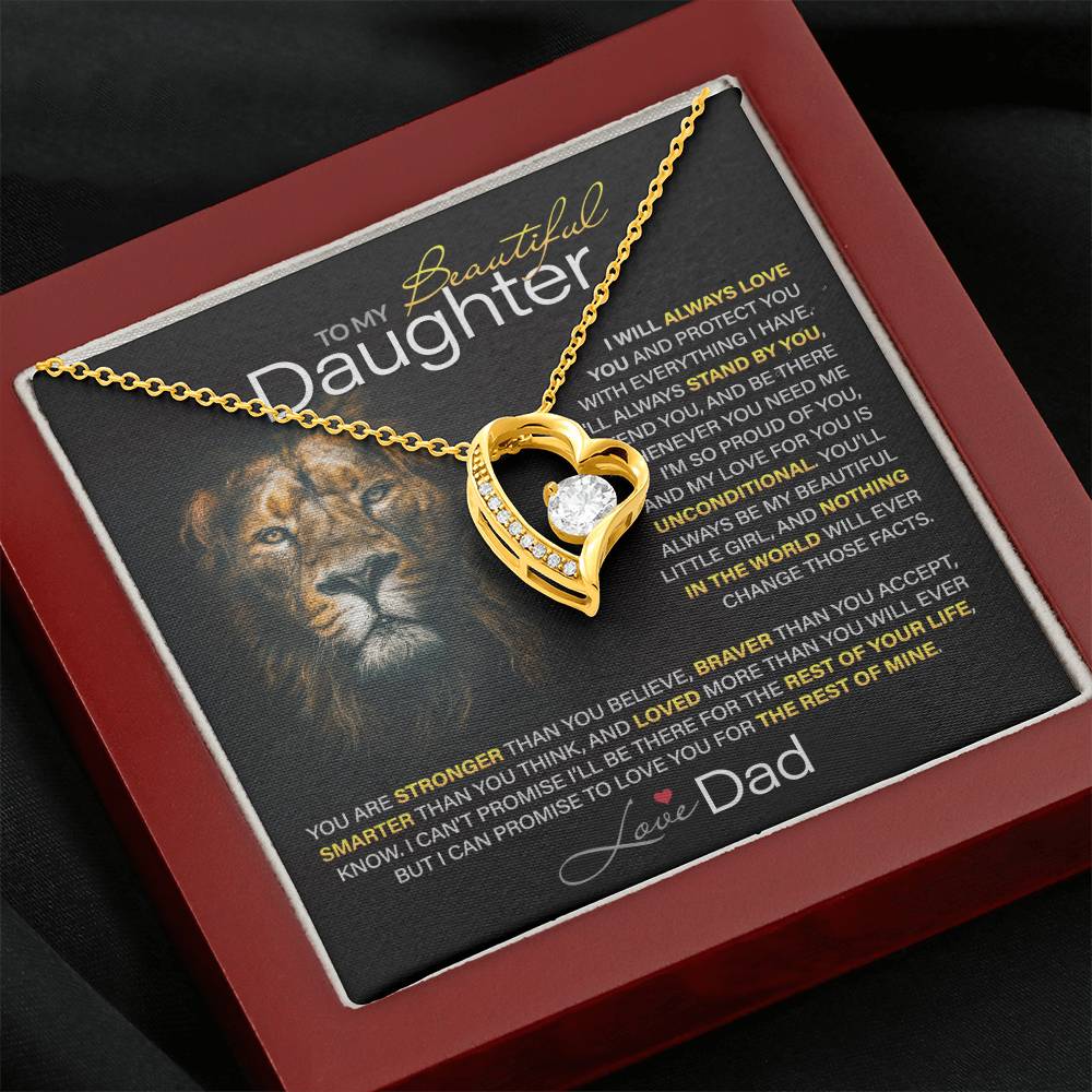 Best Gift for Daughter: Forever Love Heart Necklace to Encourage Your Daughter's Heart