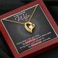 Best Gift for Wife: Meaningful Heart Pedant Necklace to Melt Her Heart [Dark]