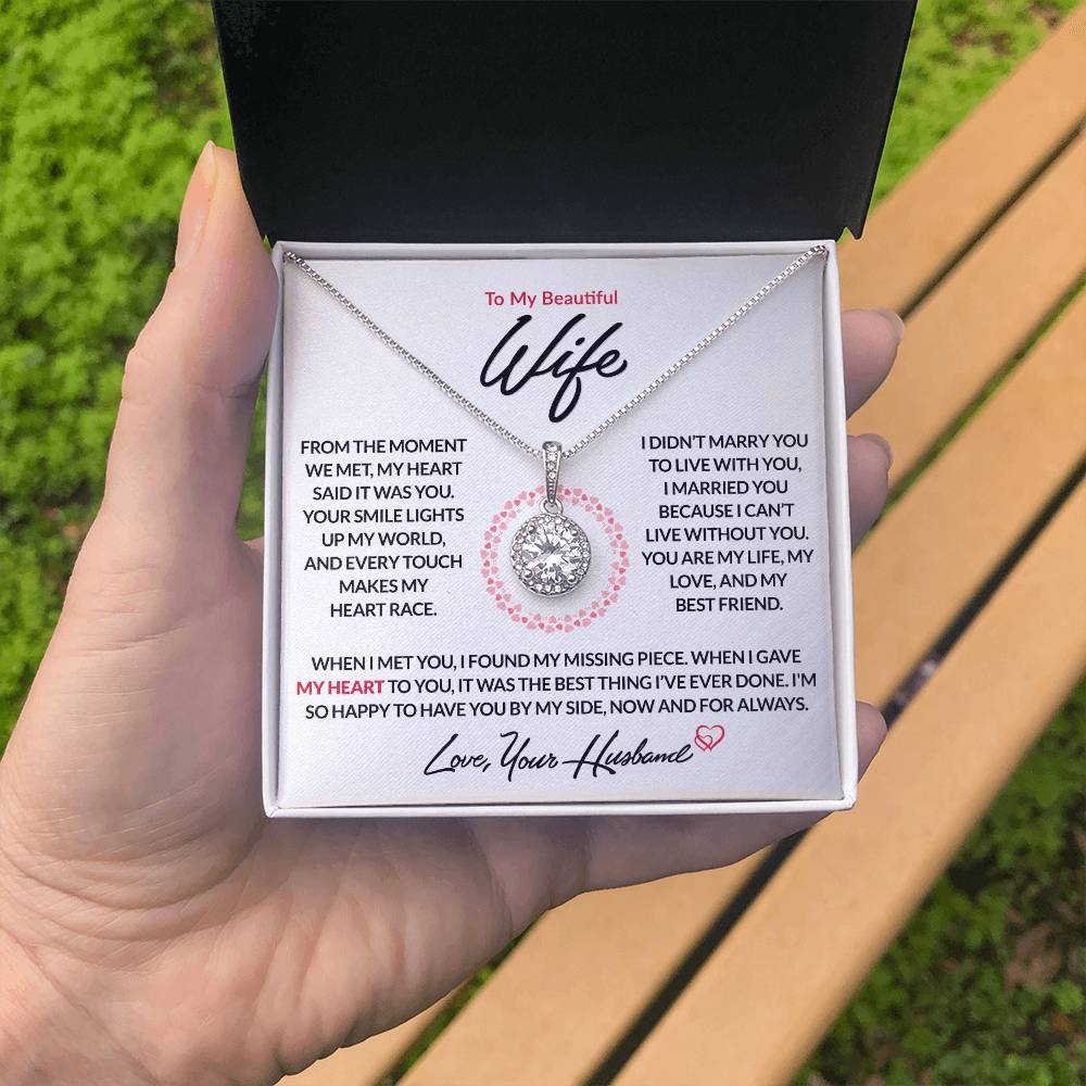 Best Gift for Your Wife: Eternal Love Necklace Remind Her of Your Unending Love