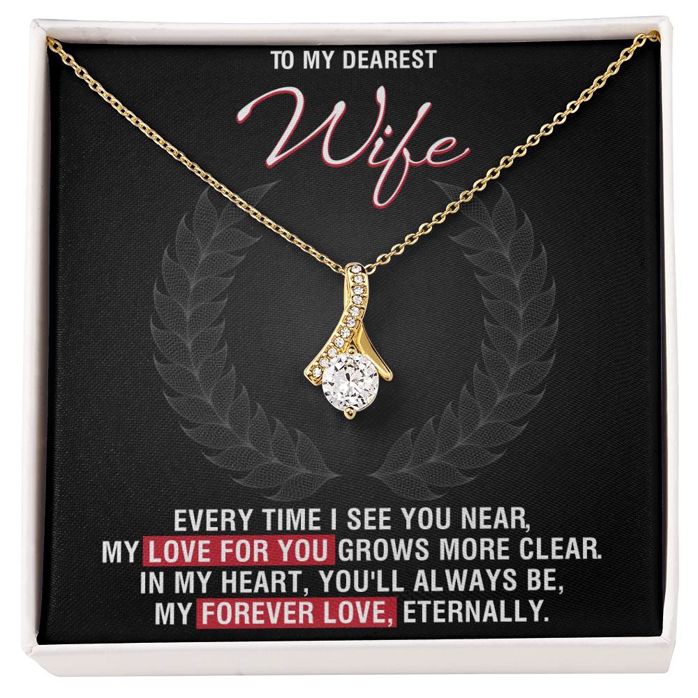 Best Gift for Wife: Meaningful Love Pedant Necklace to Melt Her Heart [Dark]