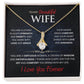 Best Gift: For My Beautiful Godly Wife - Love Pendant Necklace