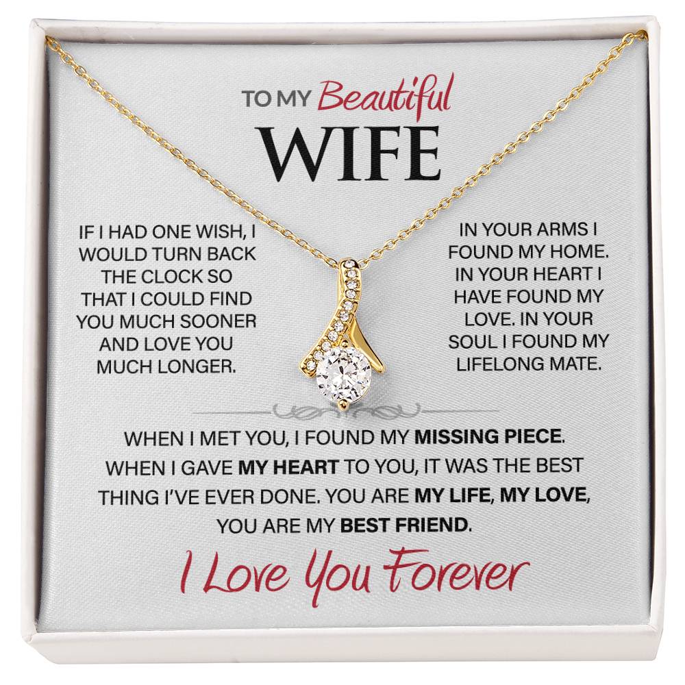 Best Gift for Your Beautiful Wife: Forever Love Necklace to Melt Her Heart