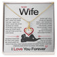 Best Gift for Your Wife: Forever Love Necklace - Remind Her What She Means to You