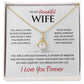 Best Gift: For My Beautiful Godly Wife - Love Pendant Necklace