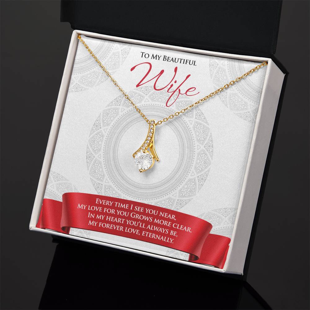 Best Gift for Wife: Beautiful Love Pedant Necklace to Melt Her Heart [Light]