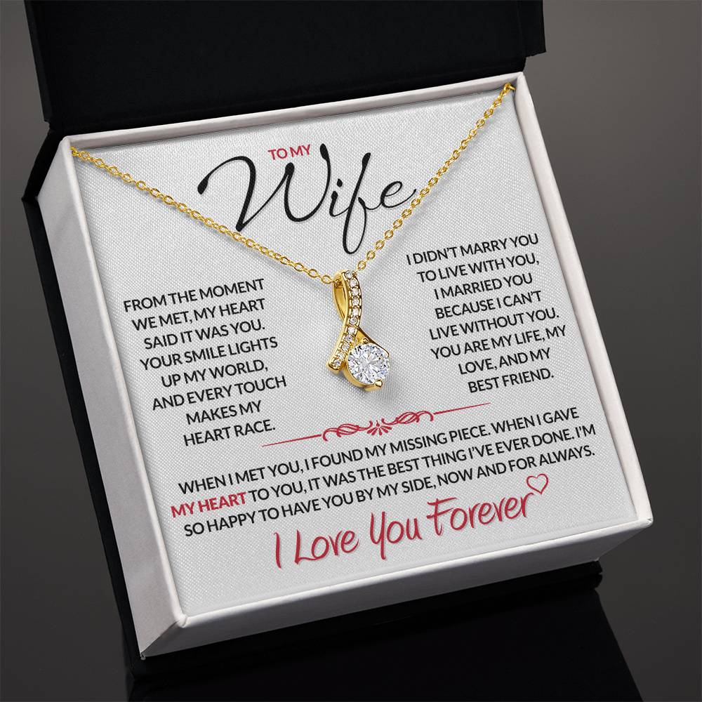 Best Gift for Your Wife: Forever Love Necklace - Remind Her of Your Love