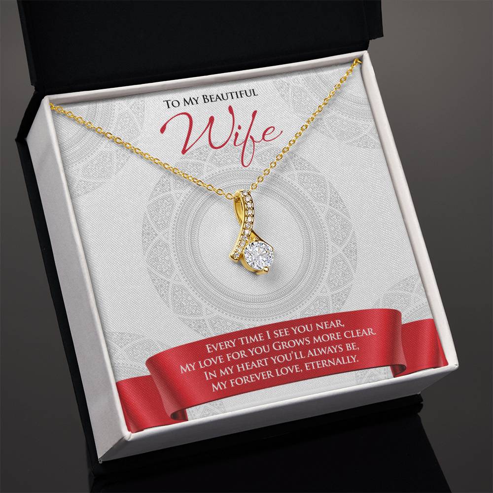 Best Gift for Wife: Beautiful Love Pedant Necklace to Melt Her Heart [Light]