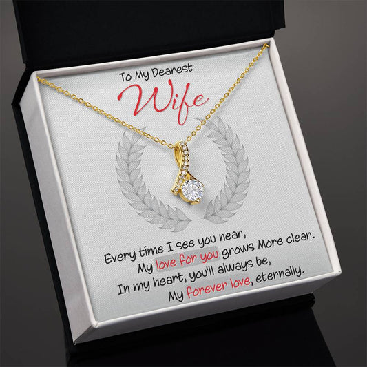 Best Gift for Wife: Meaningful Love Pedant Necklace to Melt Her Heart [Light]