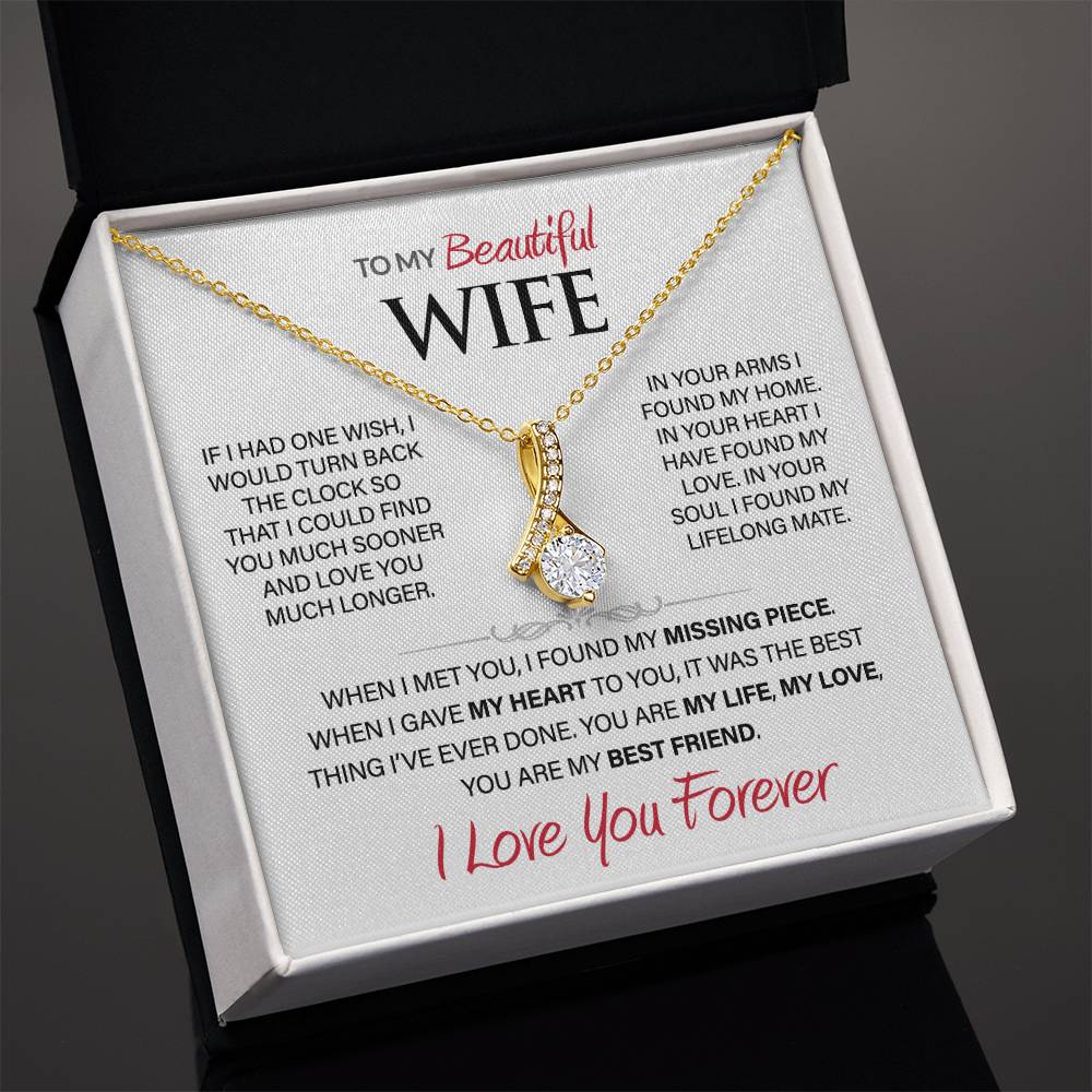 Best Gift for Your Beautiful Wife: Forever Love Necklace to Melt Her Heart