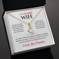 Best Gift: For My Beautiful Godly Wife - Love Pendant Necklace