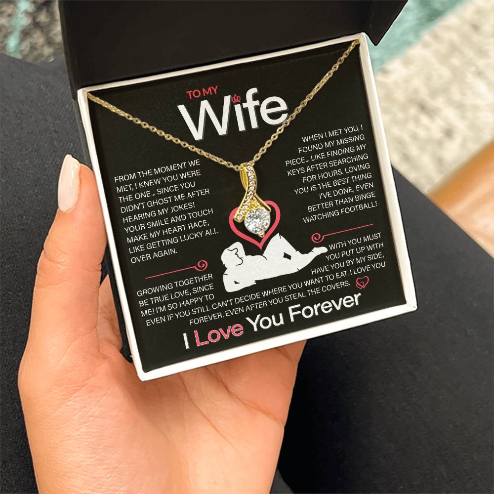 Best Gift for Your Wife: Forever Love Necklace - Remind Her What She Means to You