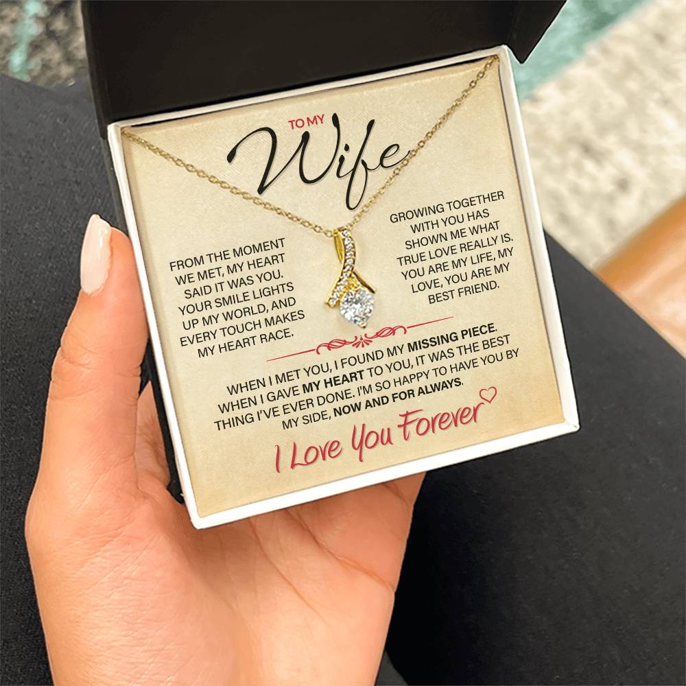 Best Gift for Your Wife: Forever Love Necklace - Remind Her of Your Love