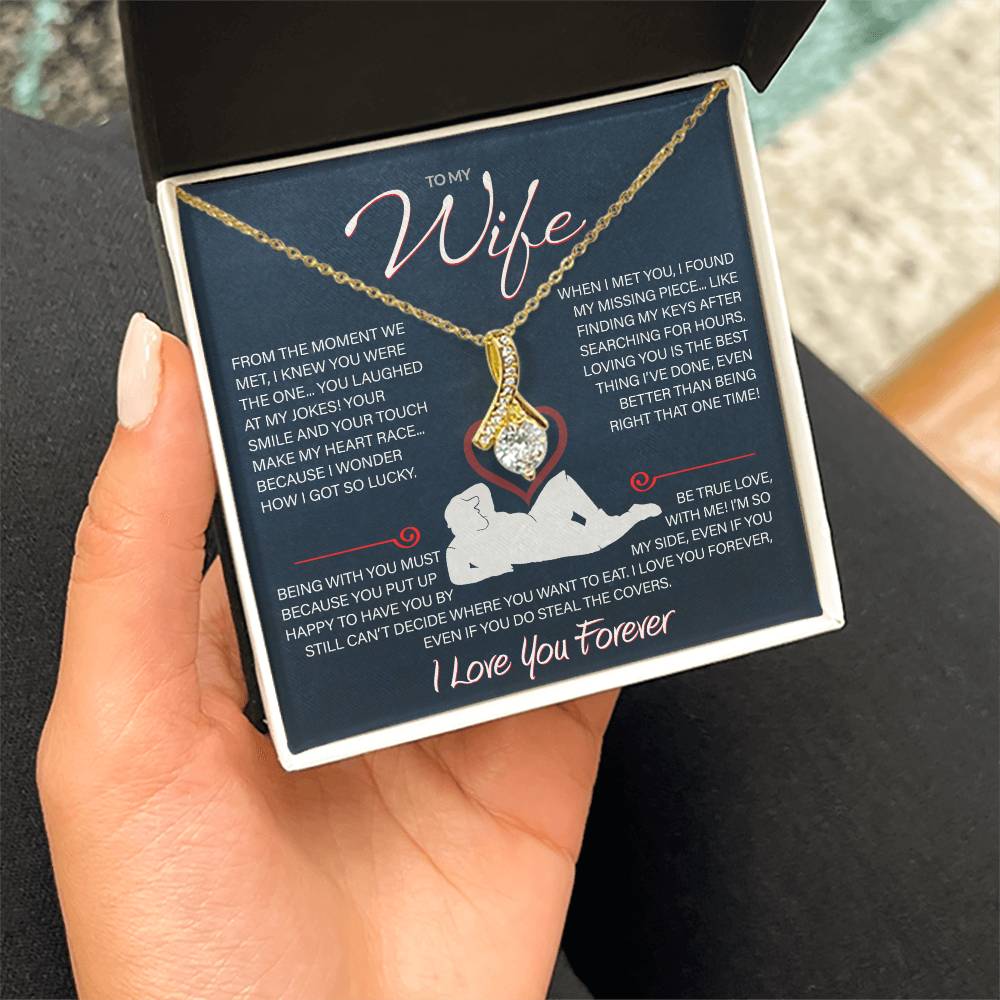 Best Gift for Your Wife: Forever Love Necklace - Remind Her What She Means to You