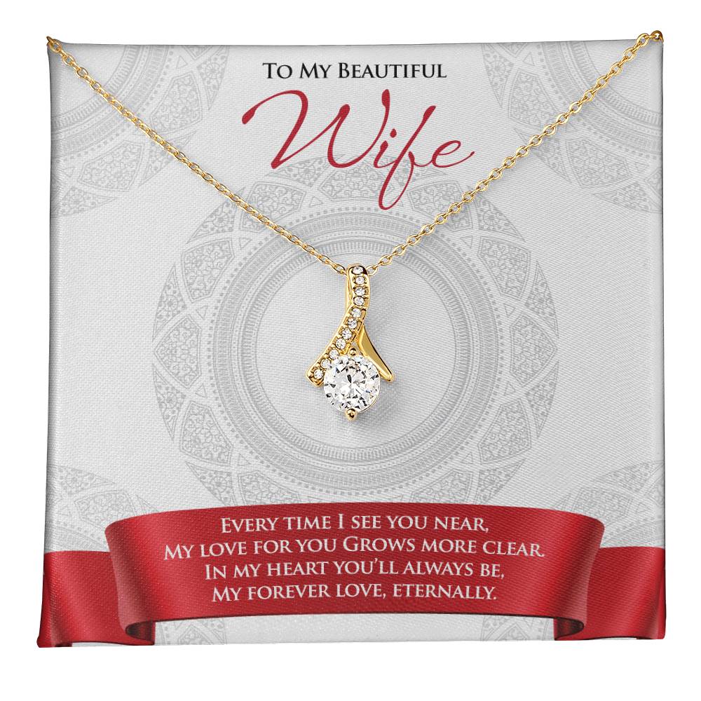 Best Gift for Wife: Beautiful Love Pedant Necklace to Melt Her Heart [Light]