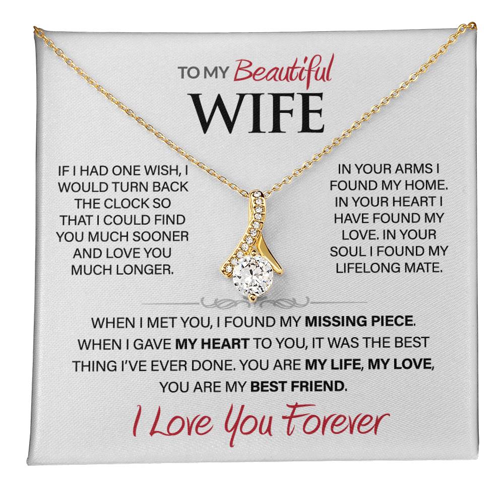 Best Gift for Your Beautiful Wife: Forever Love Necklace to Melt Her Heart