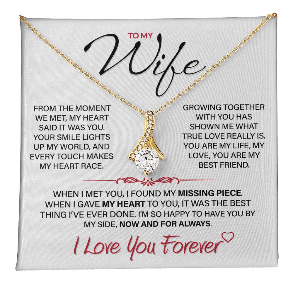 Best Gift for Your Wife: Forever Love Necklace - Remind Her of Your Love