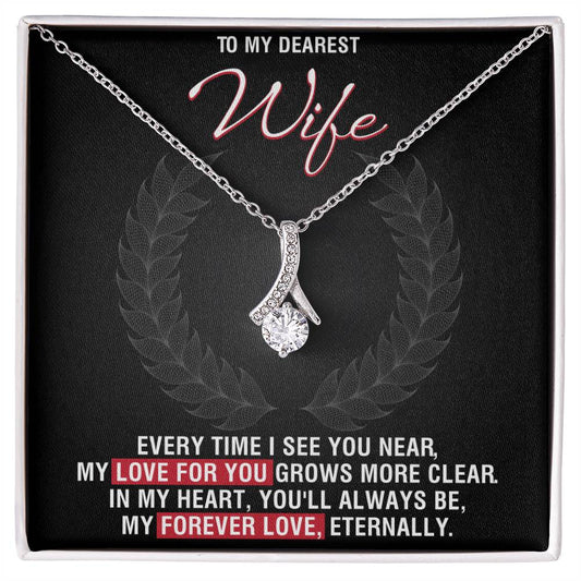 Best Gift for Wife: Meaningful Love Pedant Necklace to Melt Her Heart [Dark]