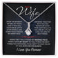 Best Gift for Your Wife: Forever Love Necklace - Remind Her of Your Love