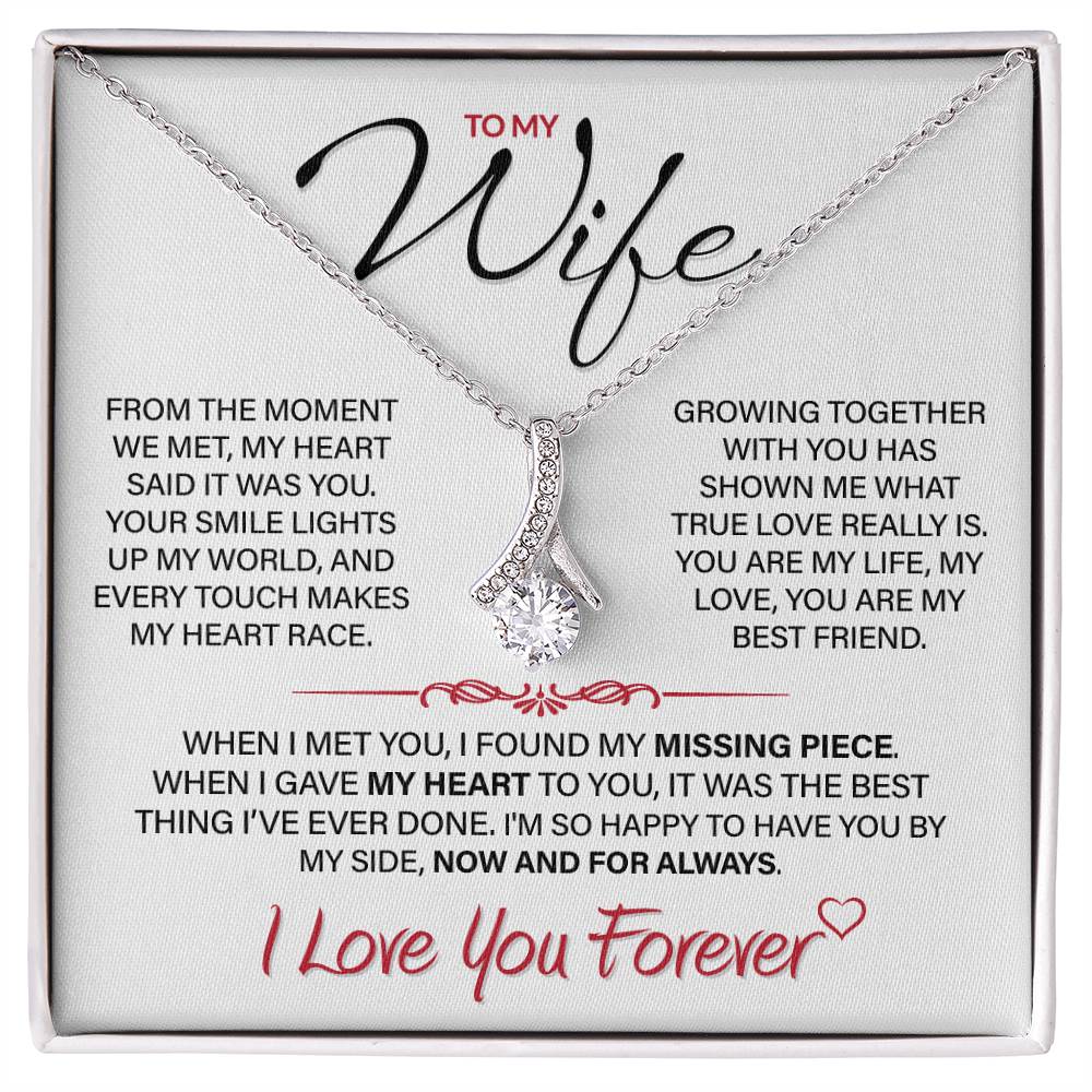 Best Gift for Your Wife: Forever Love Necklace - Remind Her of Your Love