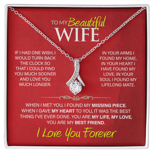 Best Gift for Your Beautiful Wife: Forever Love Necklace to Melt Her Heart