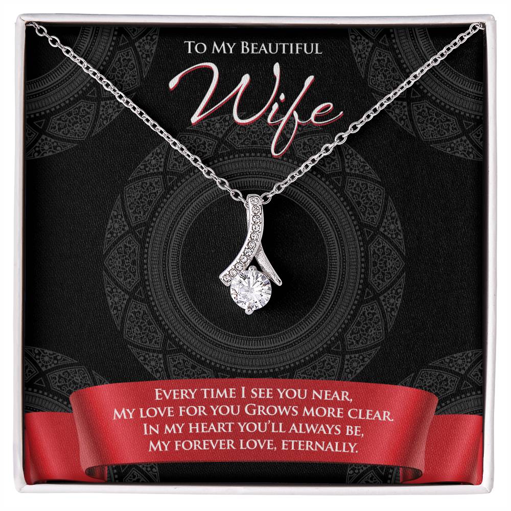 Best Gift for Wife: Beautiful Love Pedant Necklace to Melt Her Heart [Dark]