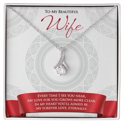 Best Gift for Wife: Beautiful Love Pedant Necklace to Melt Her Heart [Light]