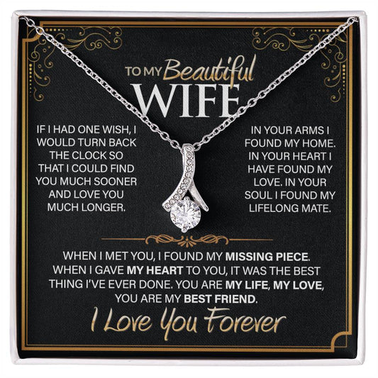 Best Gift for Your Beautiful Wife: Forever Love Necklace to Melt Her Heart