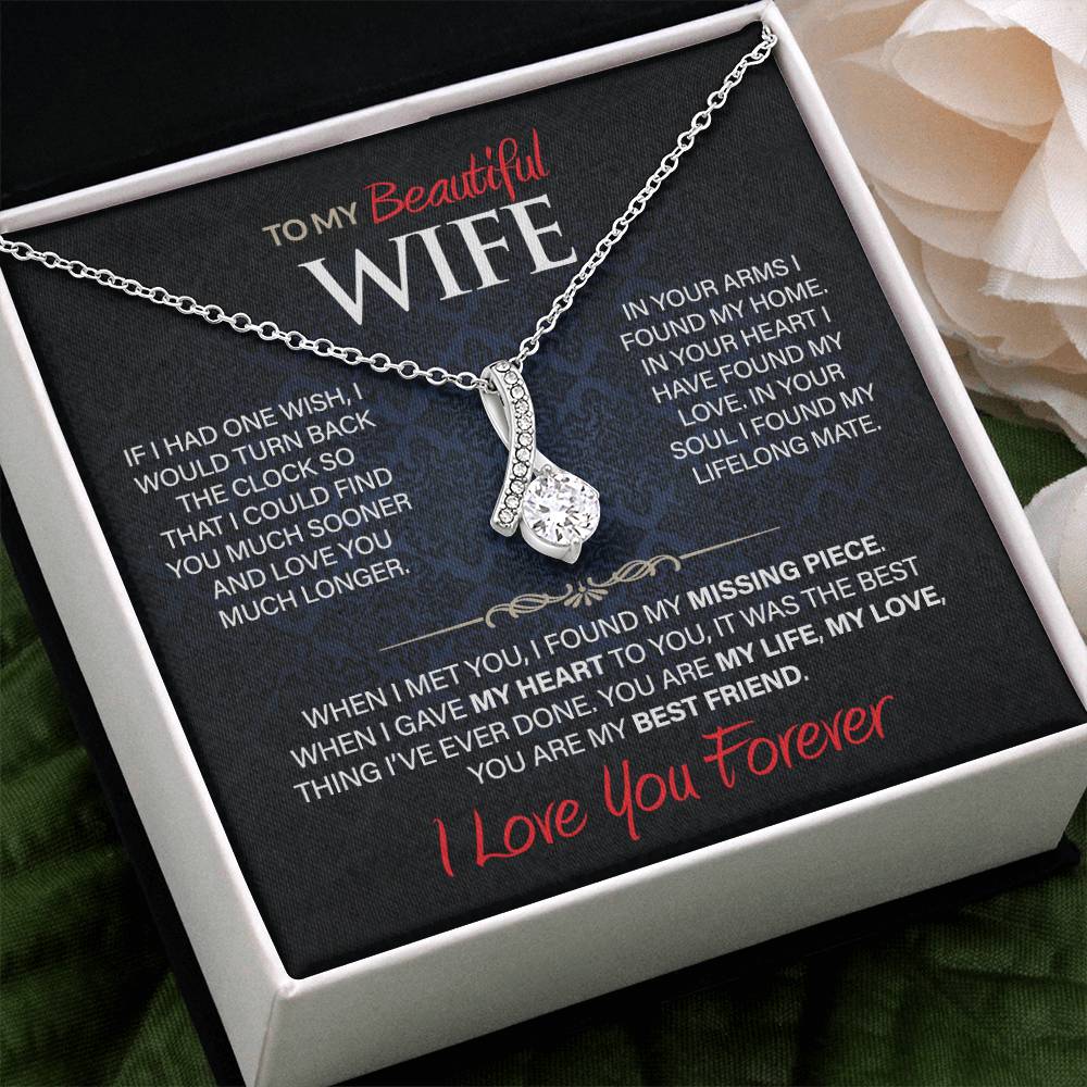 Best Gift for Your Beautiful Wife: Forever Love Necklace to Melt Her Heart