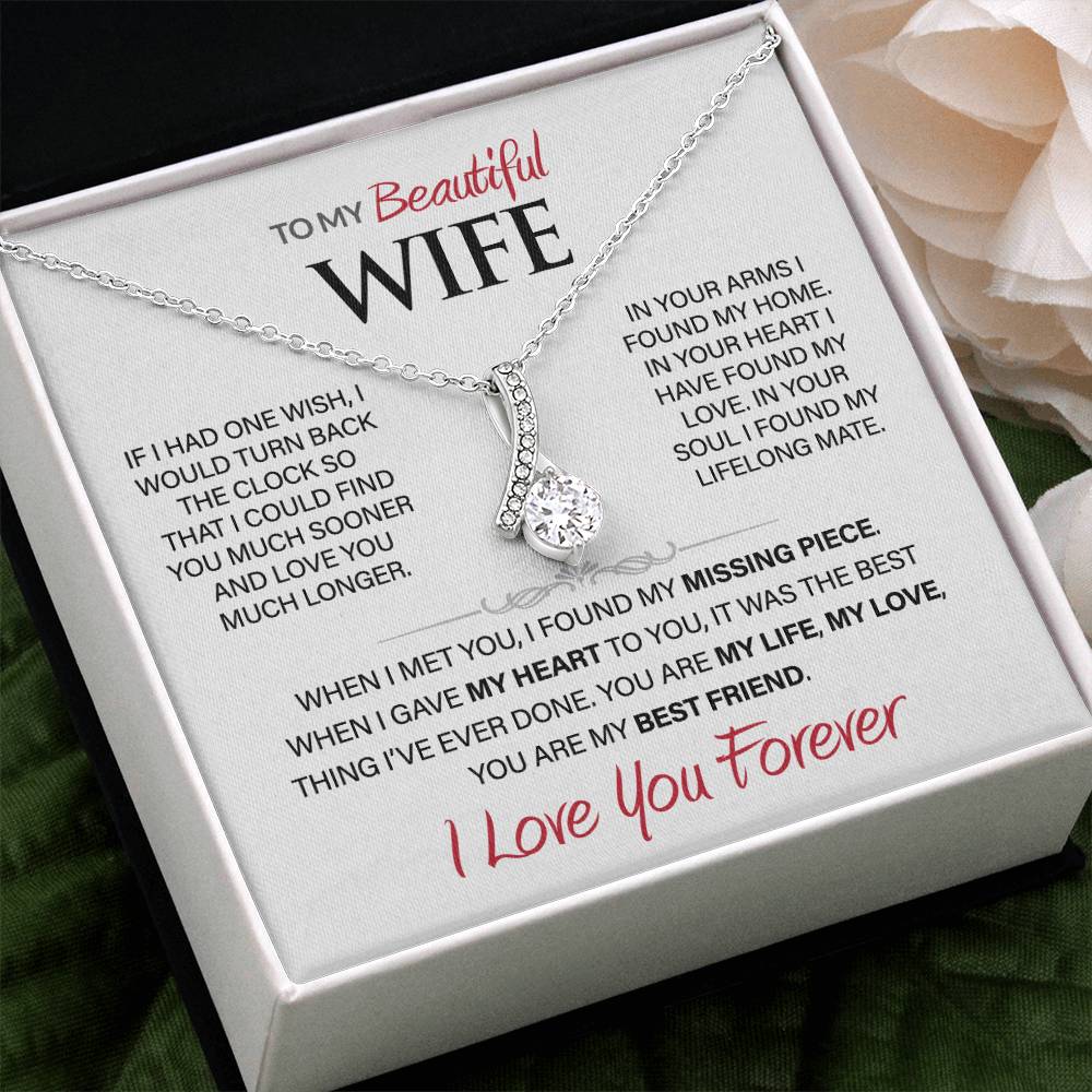 Best Gift for Your Beautiful Wife: Forever Love Necklace to Melt Her Heart