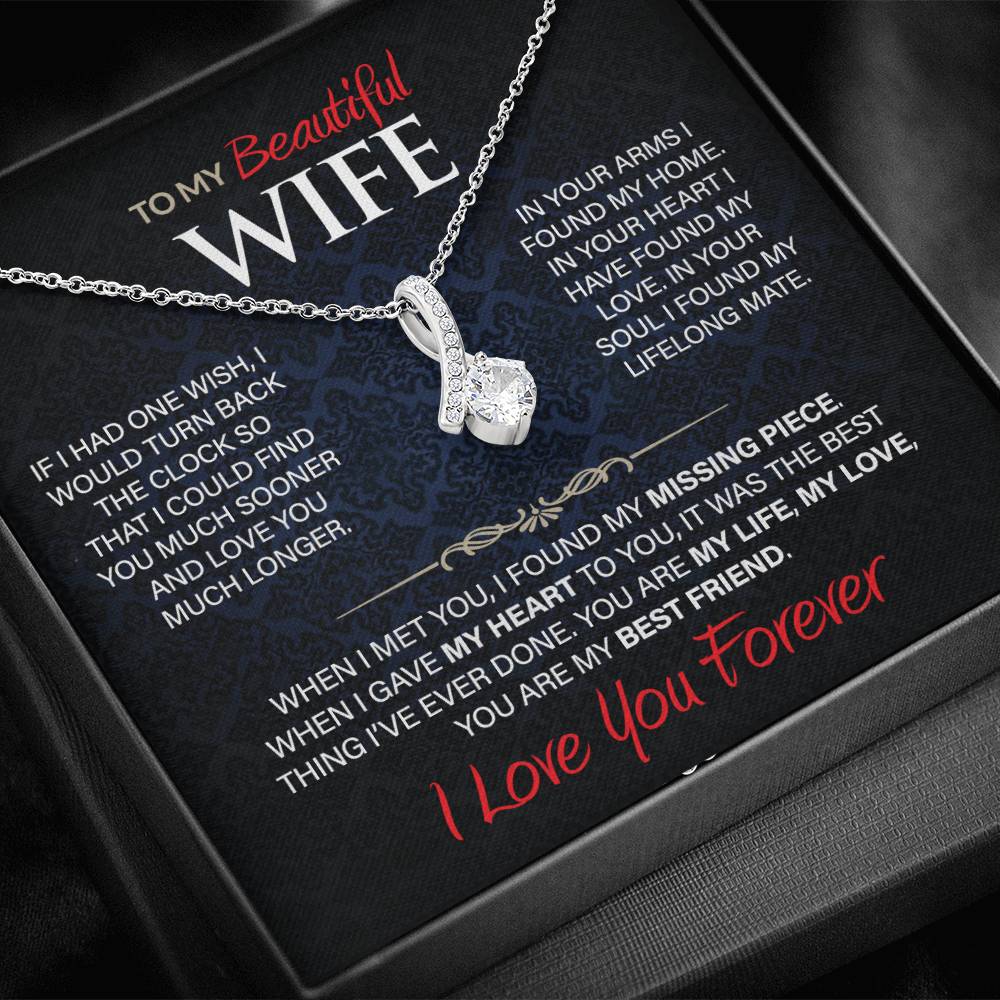 Best Gift for Your Beautiful Wife: Forever Love Necklace to Melt Her Heart