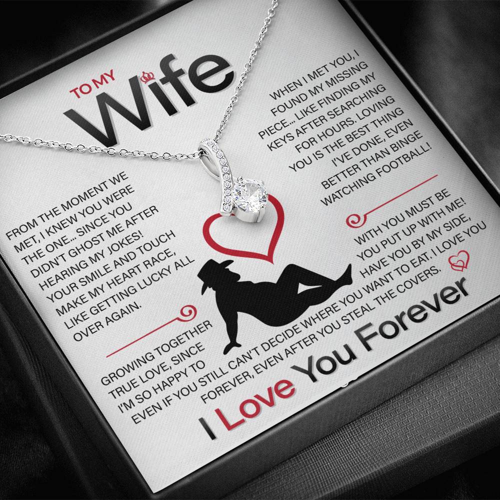 Best Gift for Your Wife: Forever Love Necklace - Remind Her What She Means to You