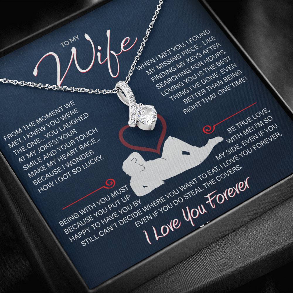 Best Gift for Your Wife: Forever Love Necklace - Remind Her What She Means to You