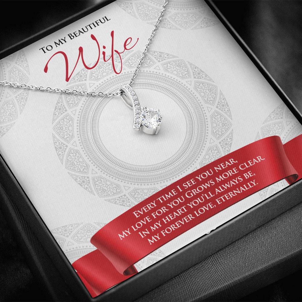 Best Gift for Wife: Beautiful Love Pedant Necklace to Melt Her Heart [Light]