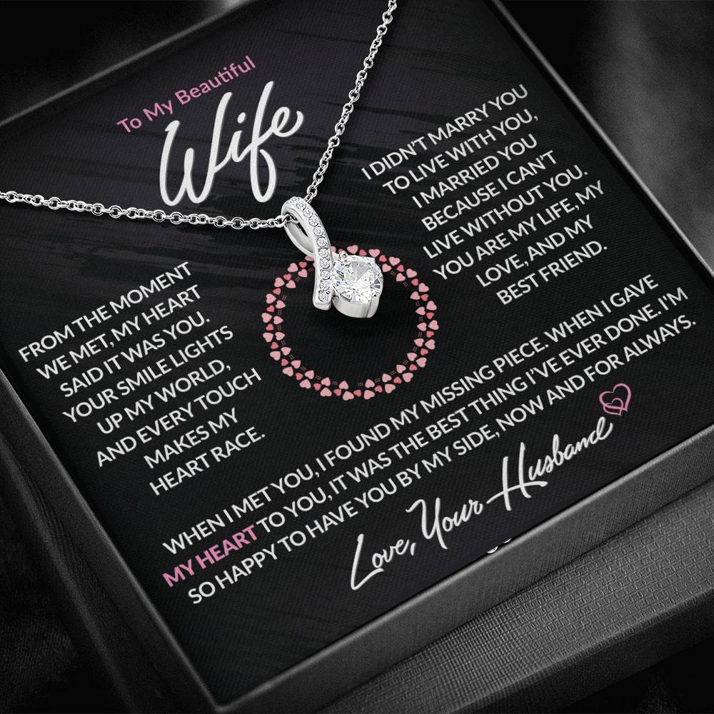 Best Gift for Your Wife: Forever Love Necklace - Remind Her of Your Love