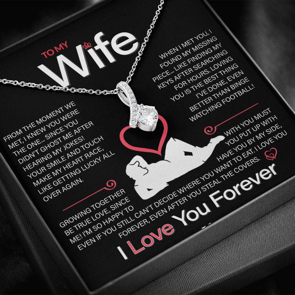 Best Gift for Your Wife: Forever Love Necklace - Remind Her What She Means to You