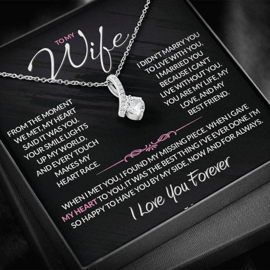 Best Gift for Your Wife: Forever Love Necklace - Remind Her of Your Love