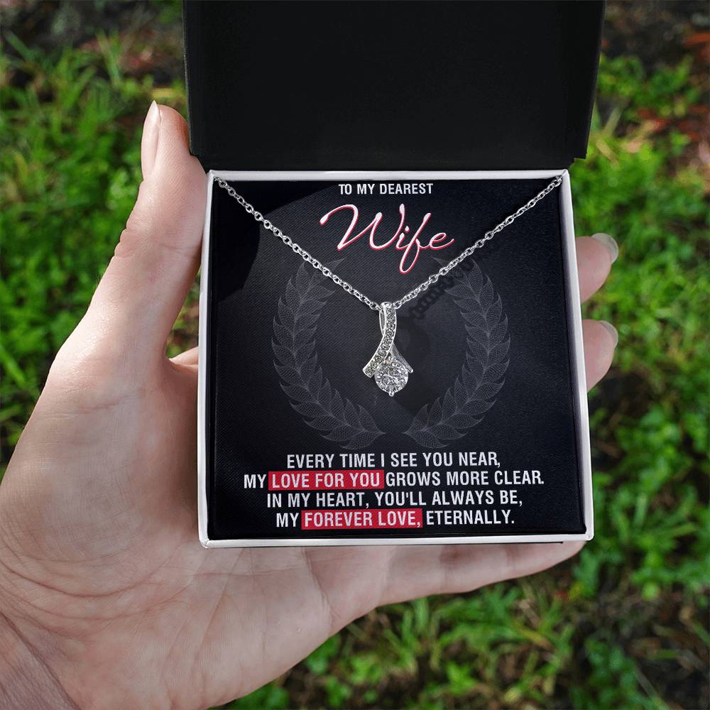 Best Gift for Wife: Meaningful Love Pedant Necklace to Melt Her Heart [Dark]