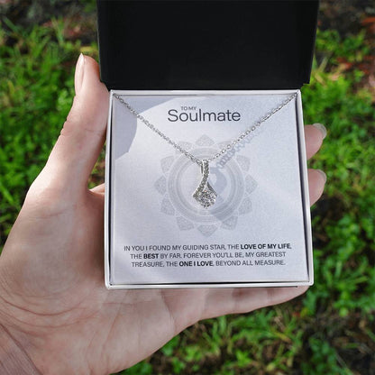 Best Gift for Soulmate: Beautiful Soulmate Love Pedant Necklace to Melt Their Heart [Light]