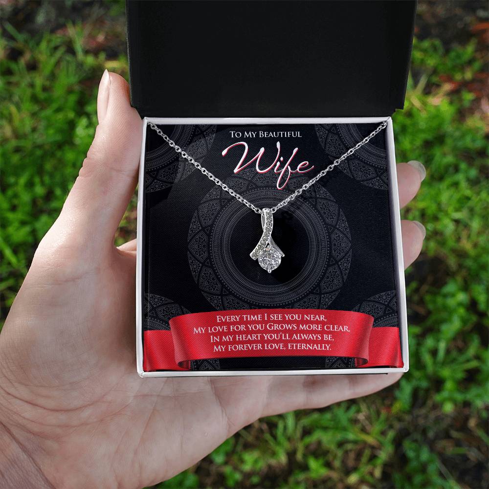 Best Gift for Wife: Beautiful Love Pedant Necklace to Melt Her Heart [Dark]