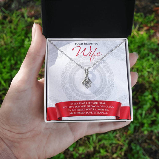 Best Gift for Wife: Beautiful Love Pedant Necklace to Melt Her Heart [Light]