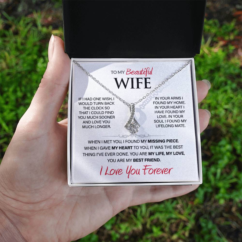 Best Gift for Your Beautiful Wife: Forever Love Necklace to Melt Her Heart