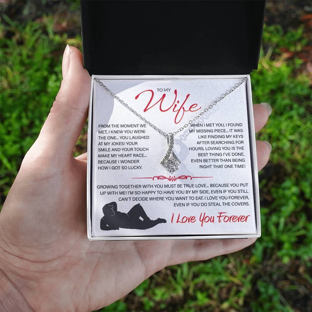 Best Gift for Your Wife: Forever Love Necklace - Remind Her What She Means to You